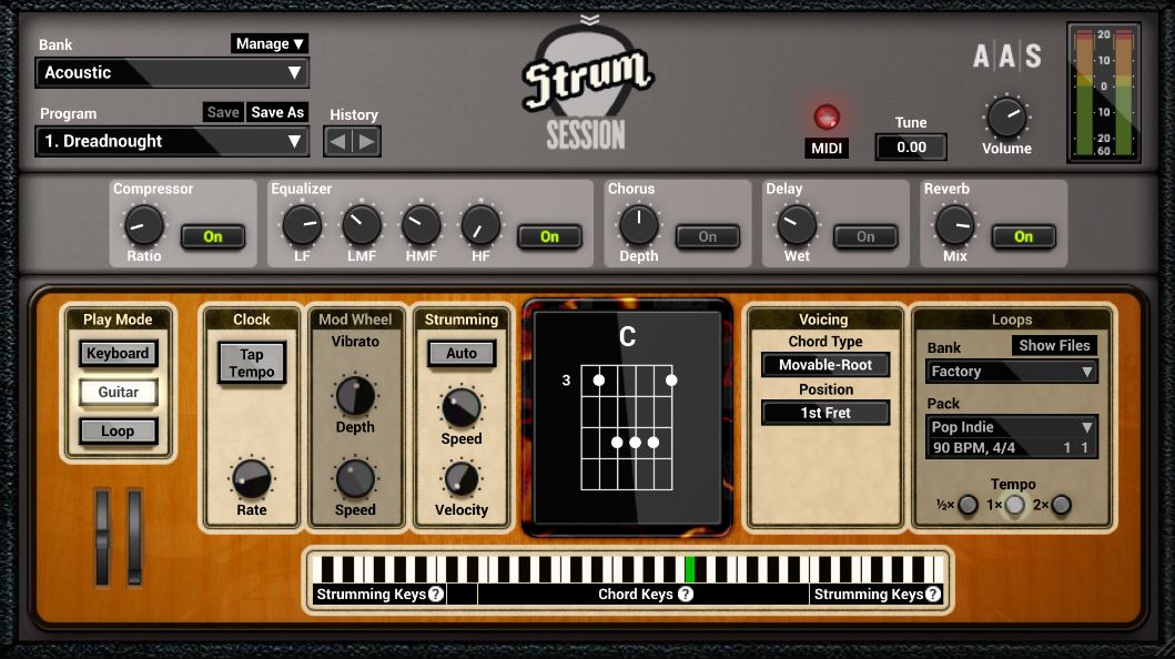 AAS Applied Acoustics Systems Strum Session